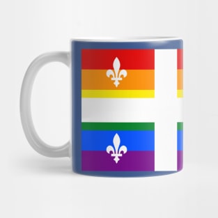 Quebec LGBTQ Pride Flag Mug